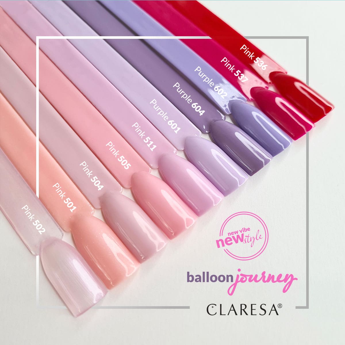 CLARESA Vernis hybride VIOLET 602 -5g