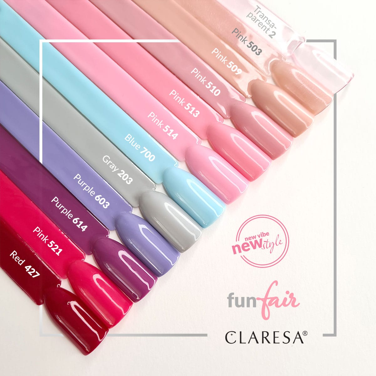 CLARESA Hybride nagellak ROOD 427 -5g