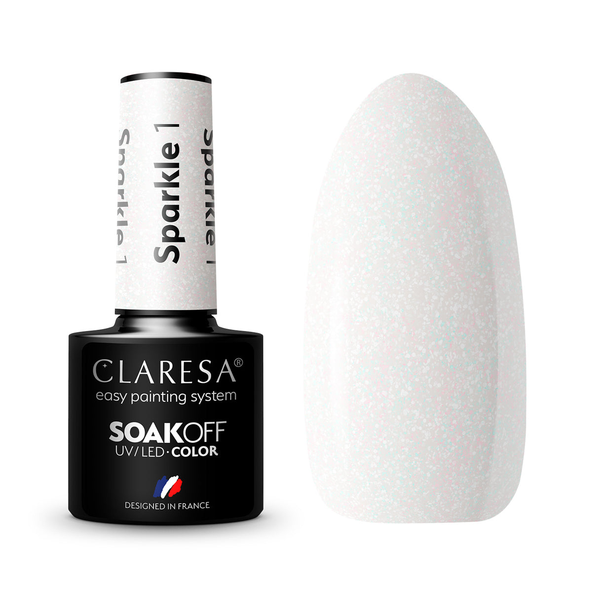 CLARESA Vernis à ongles hybride SPARKLE 1 -5g