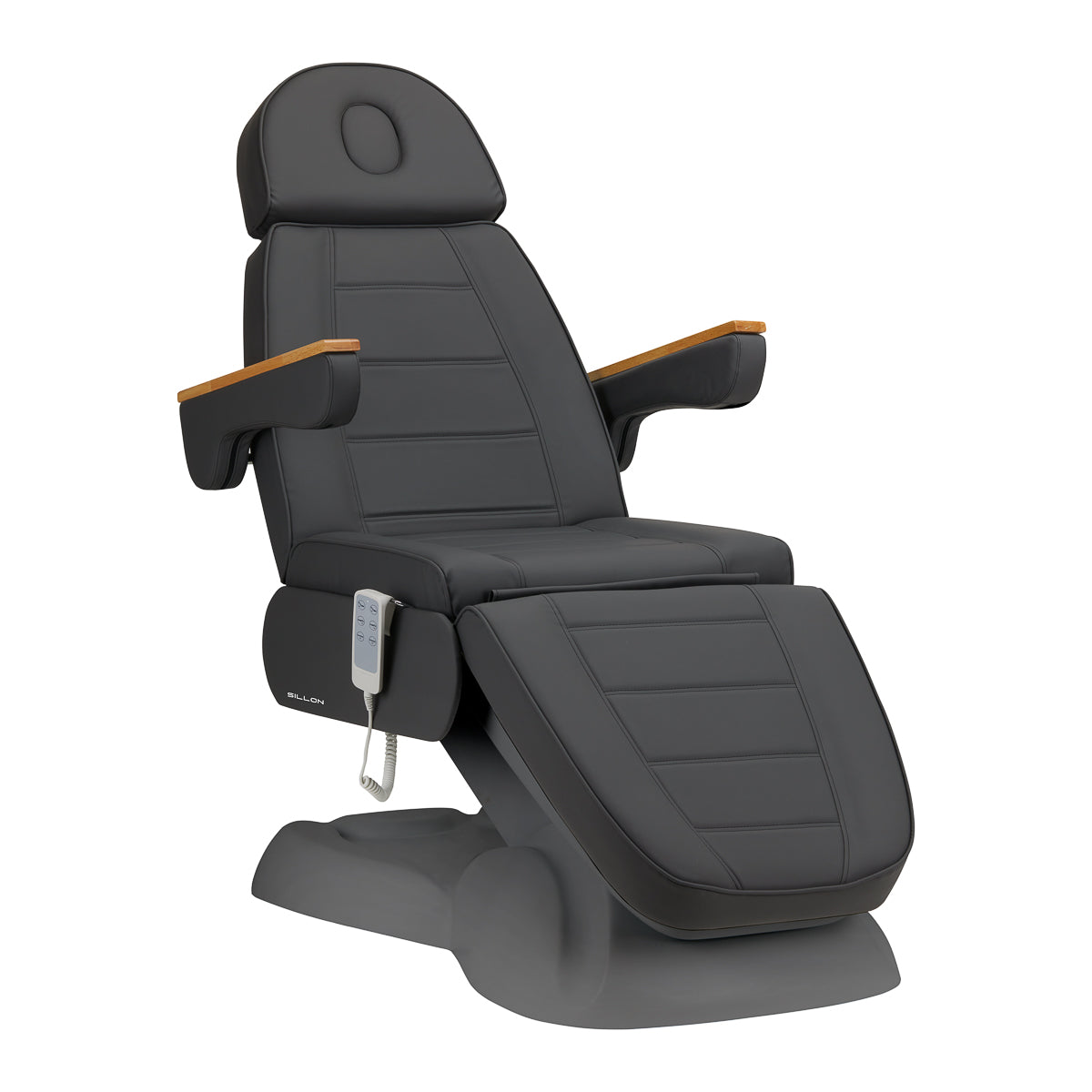 Elektrische Behandelstoel SILLON Lux 273b 3 actuators grijs met grijze voet