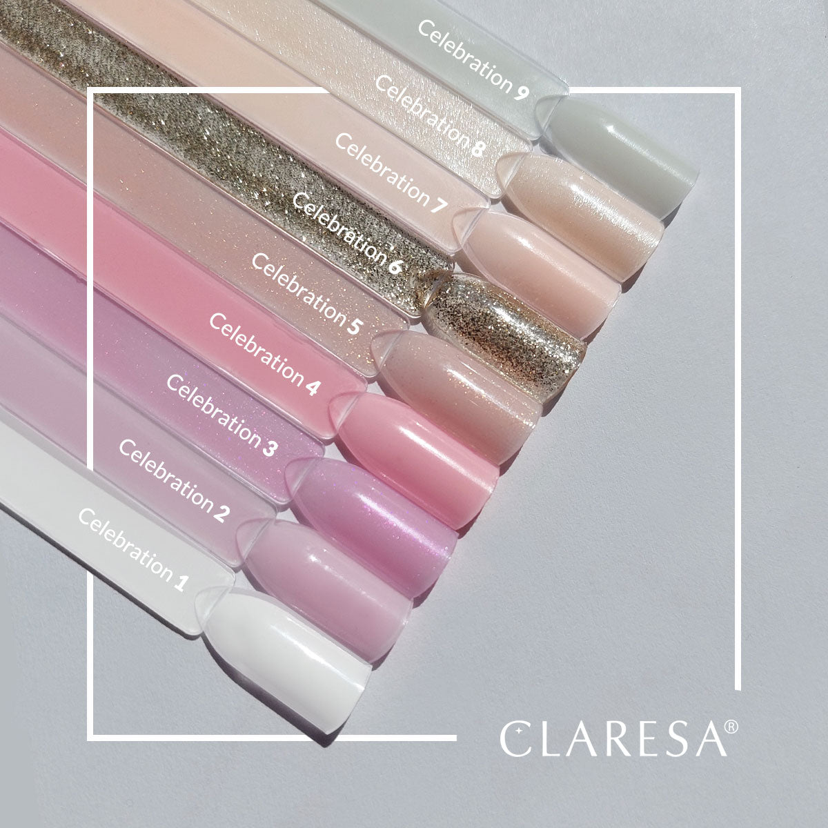 CLARESA Hybride nagellak CELEBRATION 6 -5g