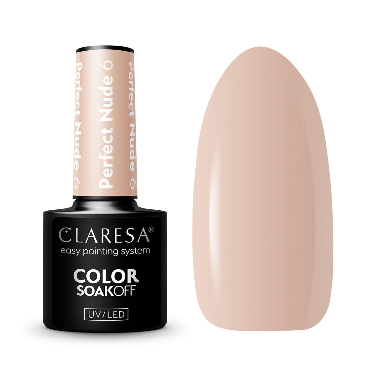 CLARESA Hybride nagellak PERFECT NUDE 6 -5g