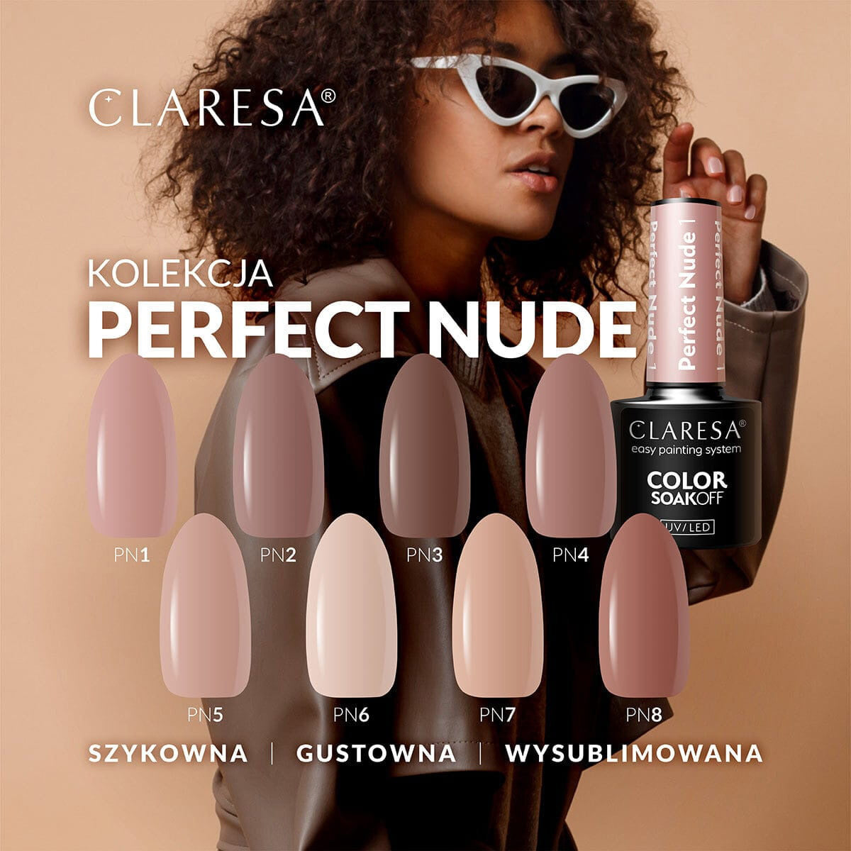 CLARESA Hybride nagellak PERFECT NUDE 6 -5g