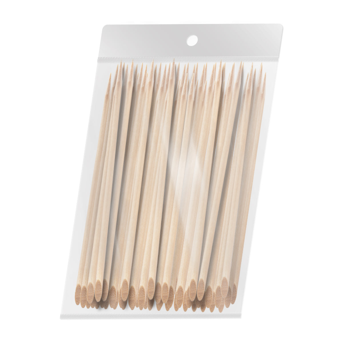 OCHO NAILS houten manicure nagelriemstokjes 15 cm, 100 stuks