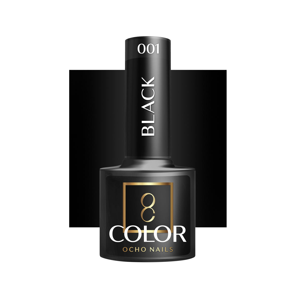 Vernis à ongles hybride OCHO NAILS noir 002 -5 g