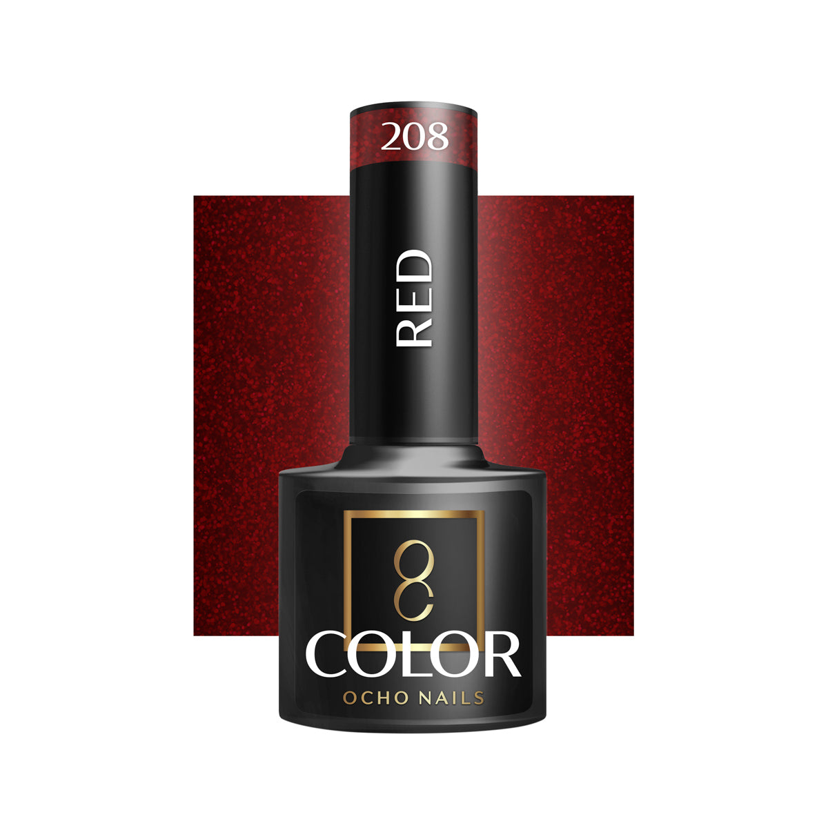 OCHO NAILS Hybride nagellak rood 208 -5 g