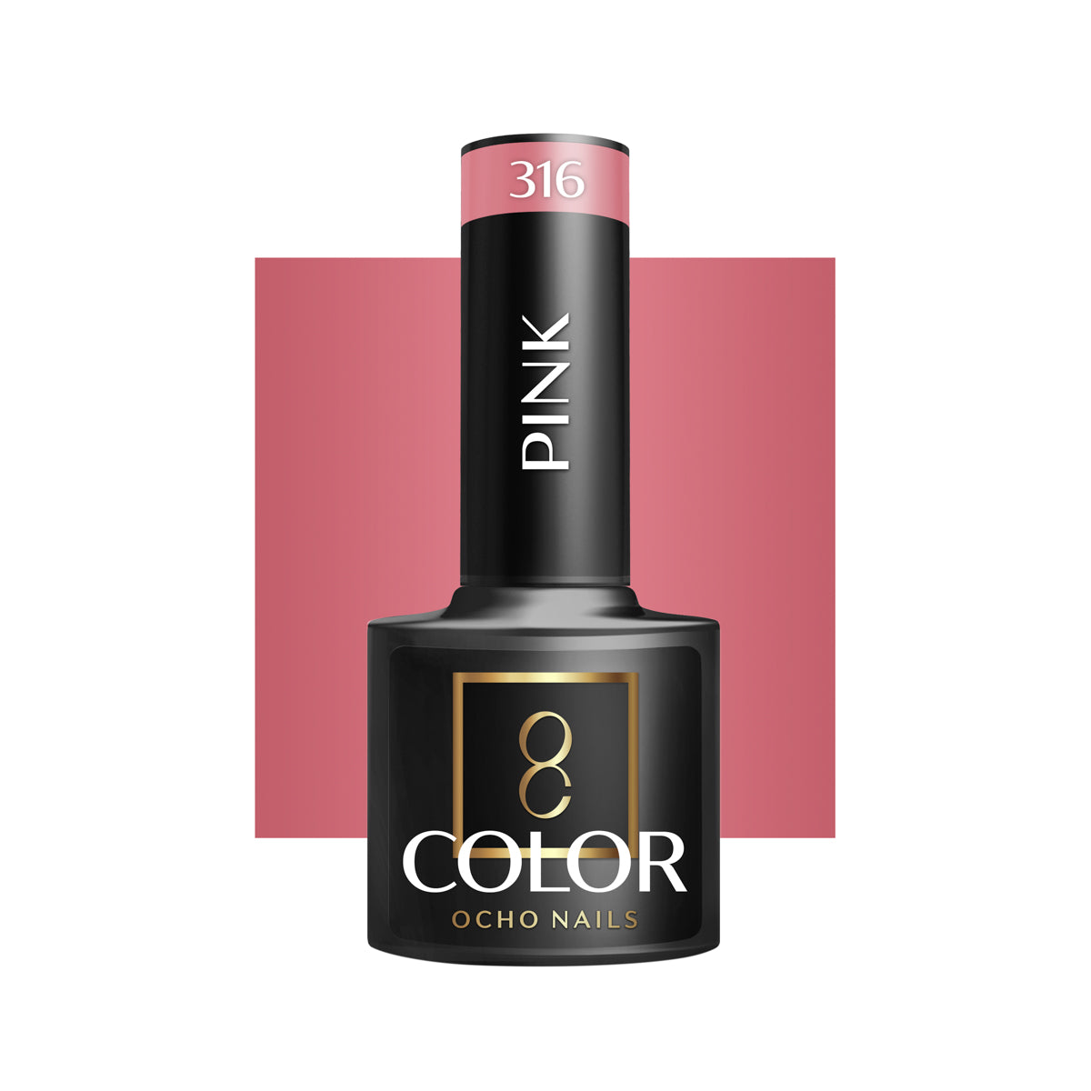 OCHO NAILS Hybride nagellak roze 316 -5 g