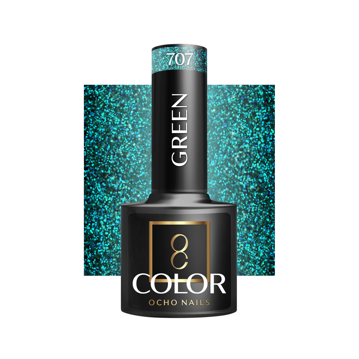 OCHO NAILS Hybride nagellak groen 707 -5 g