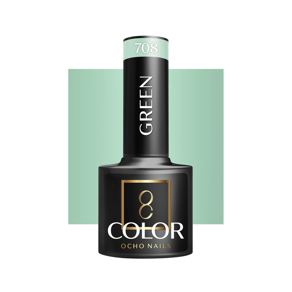 OCHO NAILS Hybride nagellak groen 708 -5 g