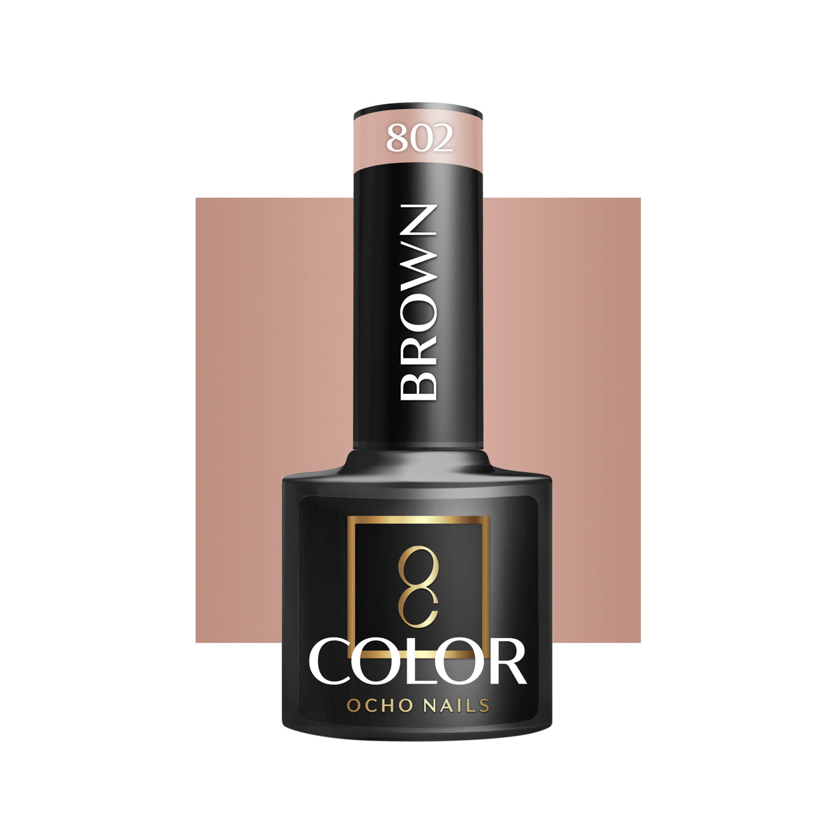 OCHO NAILS Hybride nagellak bruin 802 -5 g