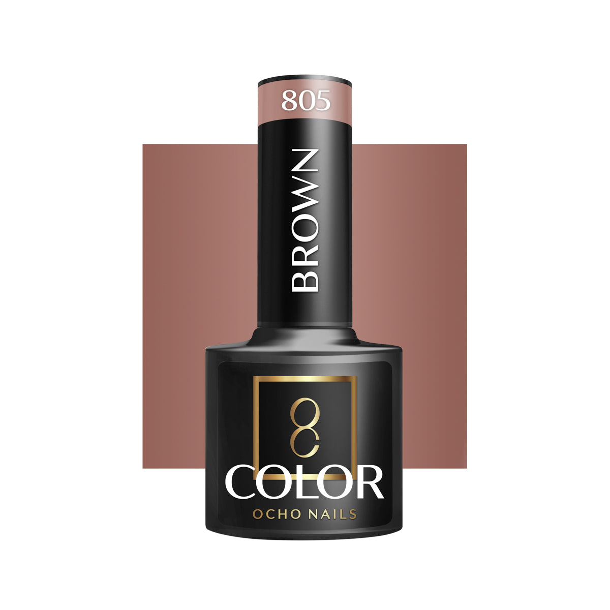 Vernis à ongles hybride OCHO NAILS marron 805 - 5 g