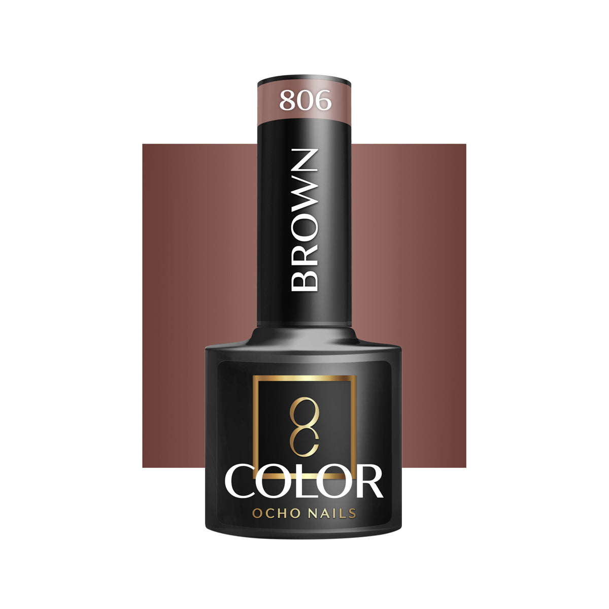 OCHO NAILS Hybride nagellak bruin 806 -5 g