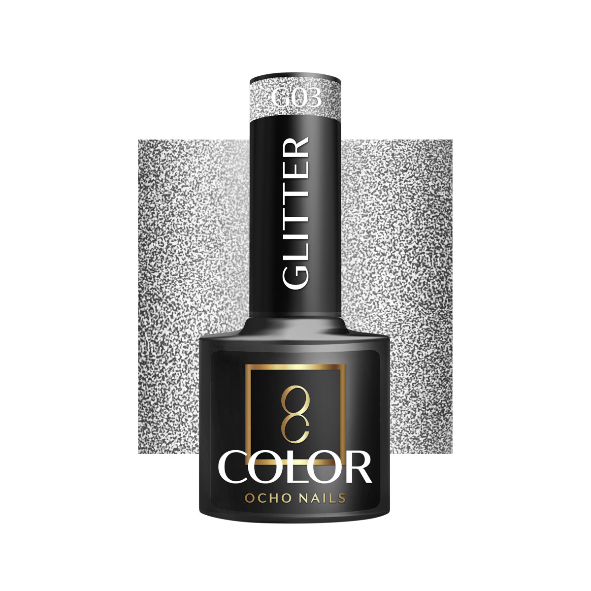 OCHO NAILS Hybrid gellak glitter G03 -5 g