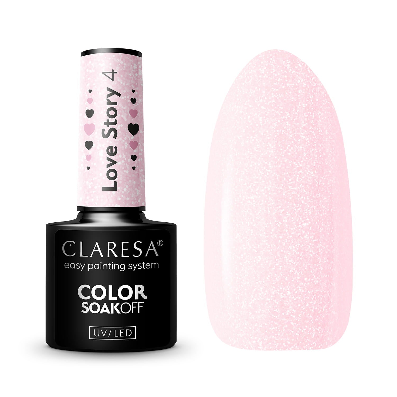 CLARESA Hybride Nagellak LOVE STORY 4 - 5g