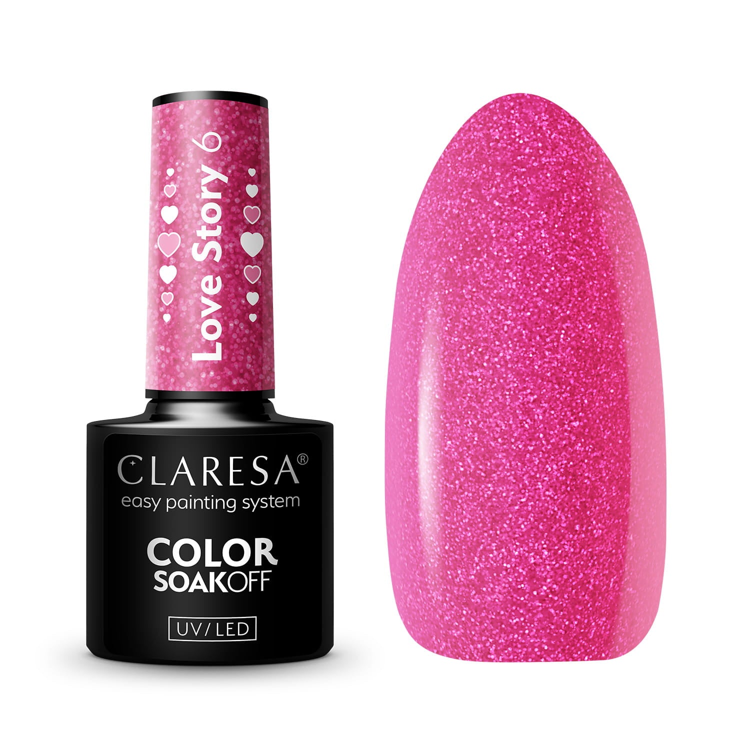 CLARESA Hybride Nagellak LOVE STORY 6 - 5g