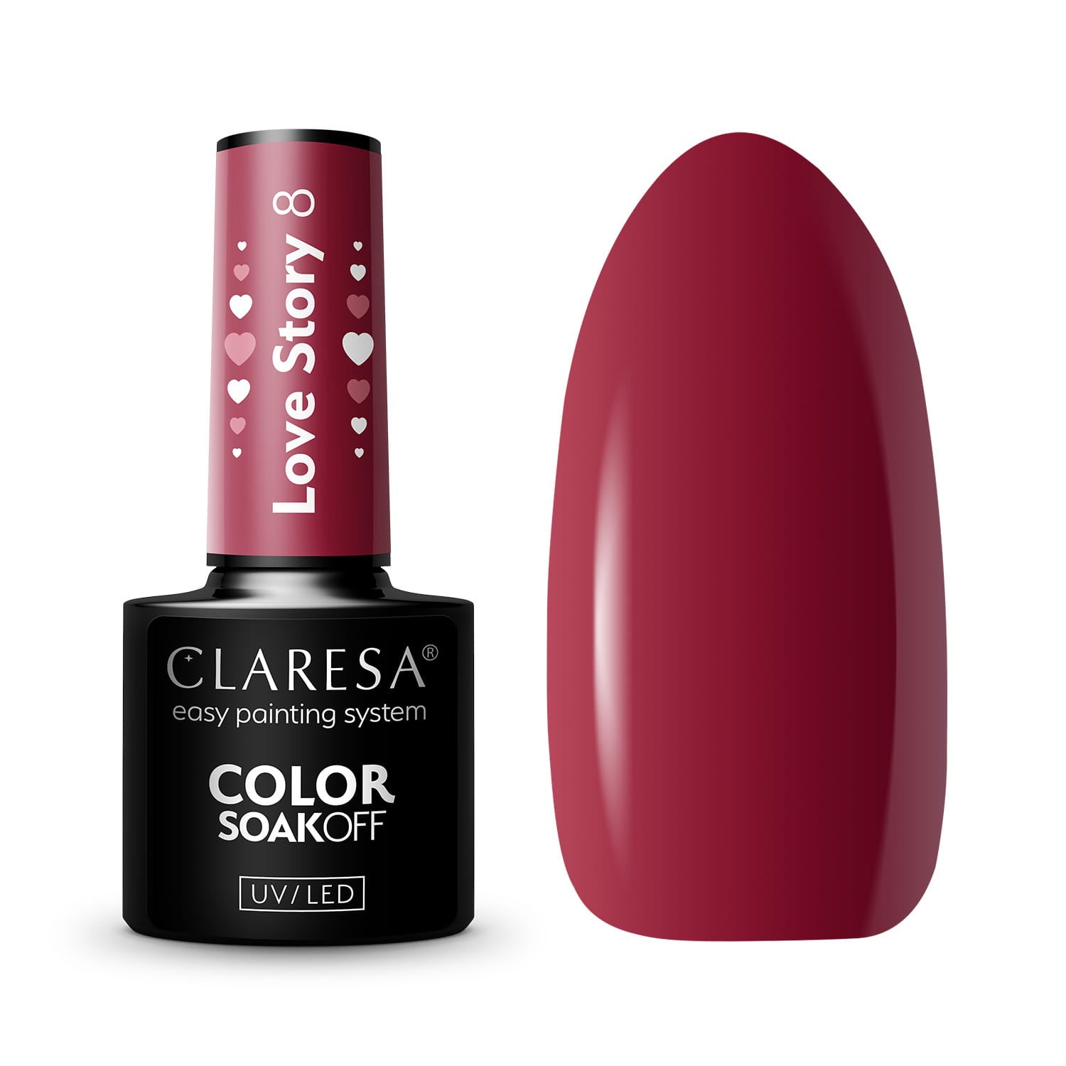 CLARESA Hybride Nagellak LOVE STORY 8 - 5g