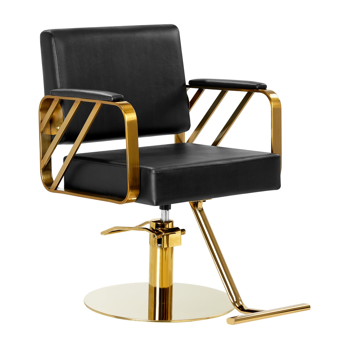 Gabbiano fauteuil de coiffure Genua or noir