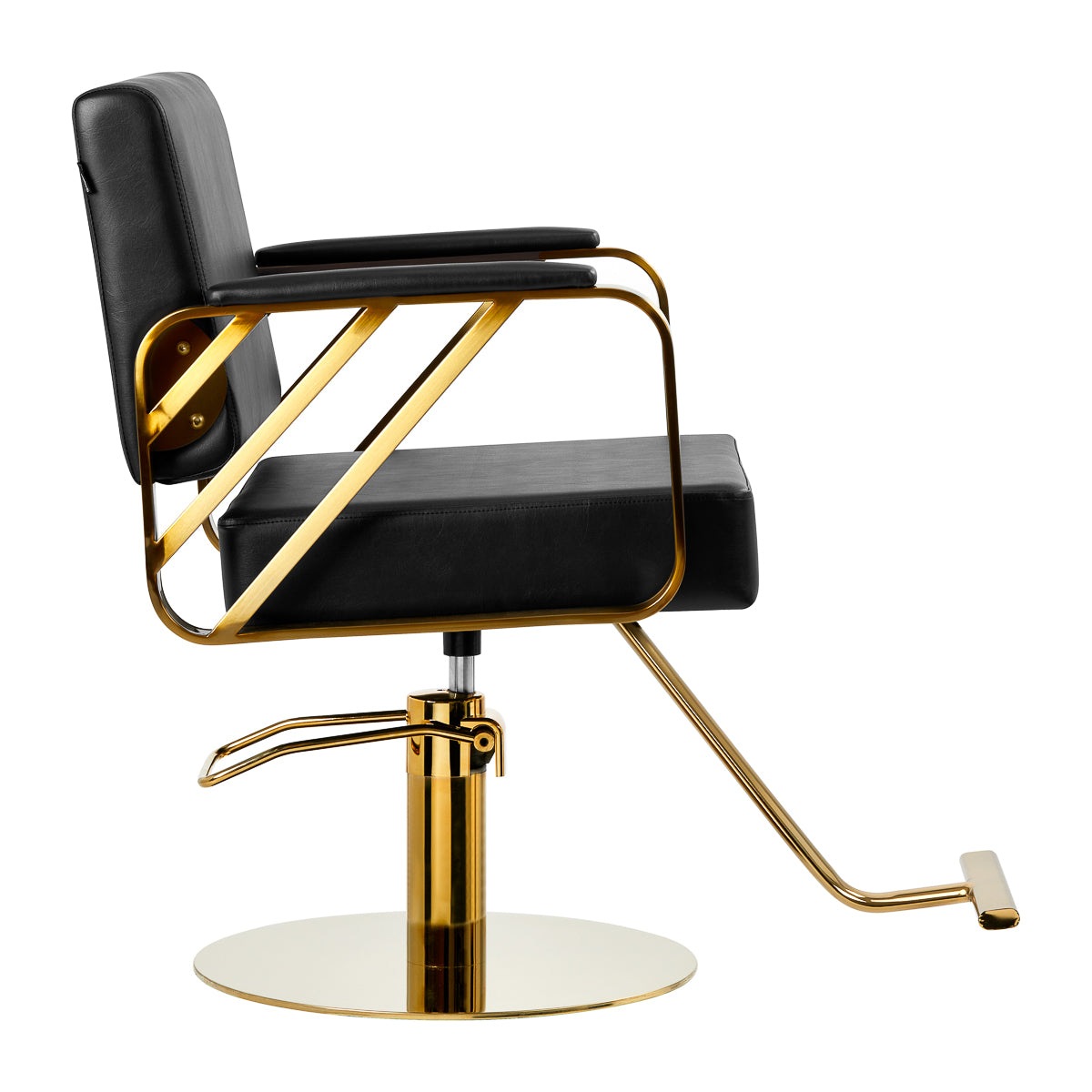 Gabbiano fauteuil de coiffure Genua or noir