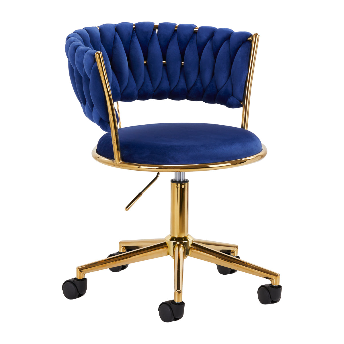 4Rico draaistoel QS-GW01G marineblauw