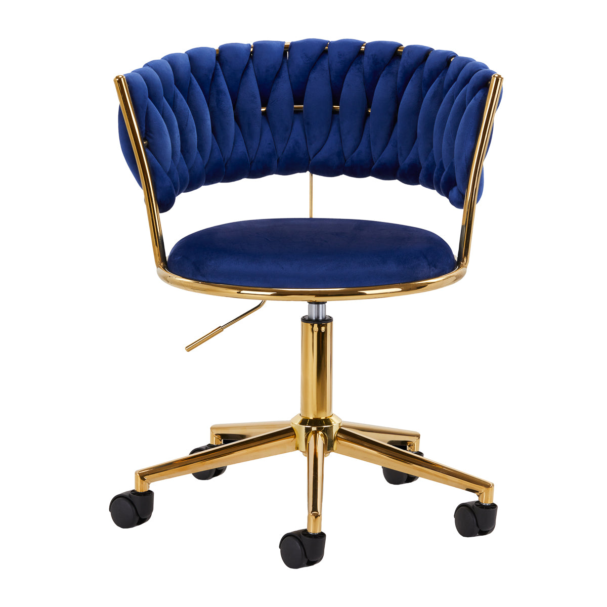 4Rico draaistoel QS-GW01G marineblauw