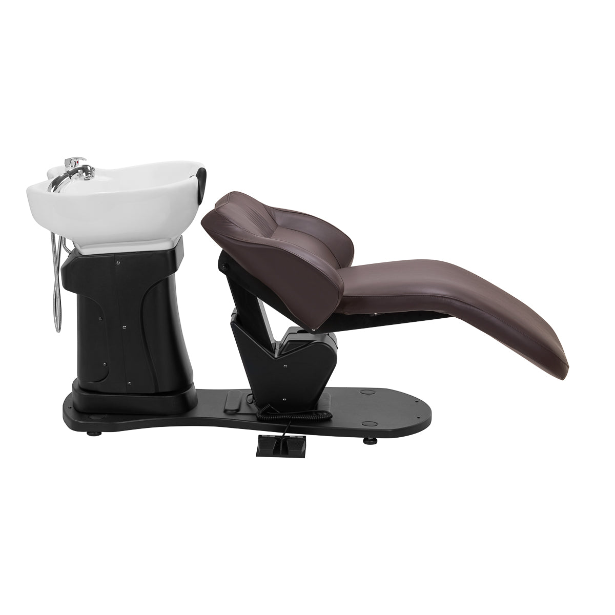 Gabbiano électrique coiffure bac de lavage TRYCHO marron