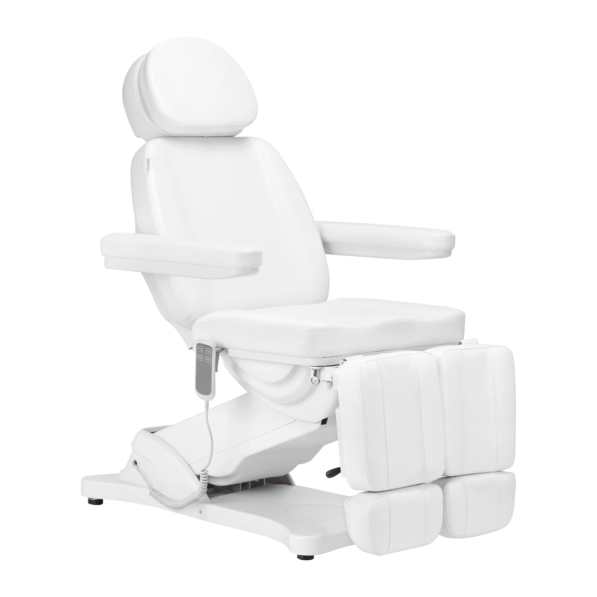 Elektrische behandelstoel SILLON CLASSIC 2 motoren pedi wit
