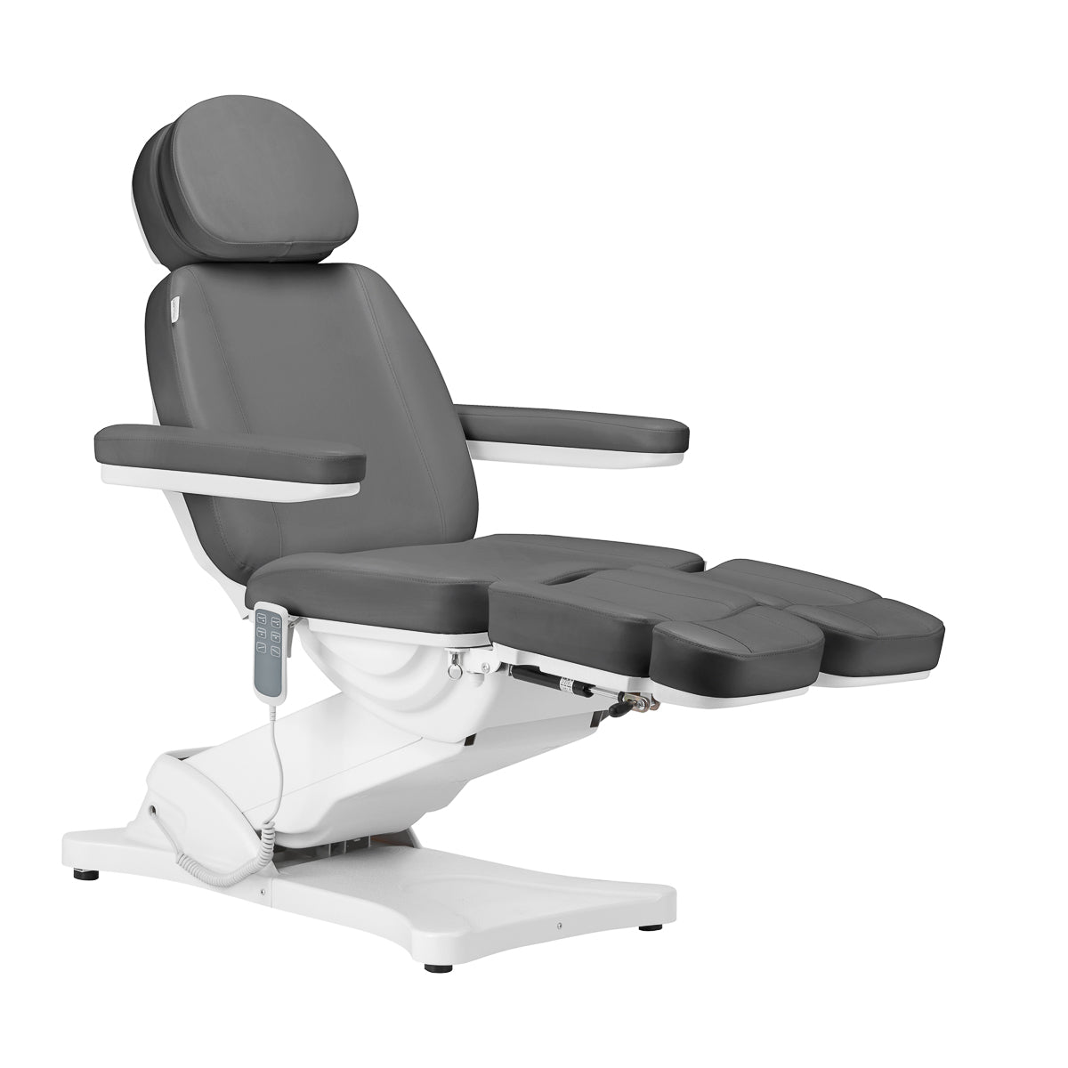 Elektrische behandelstoel SILLON CLASSIC 3 motoren met pediwieg grijs