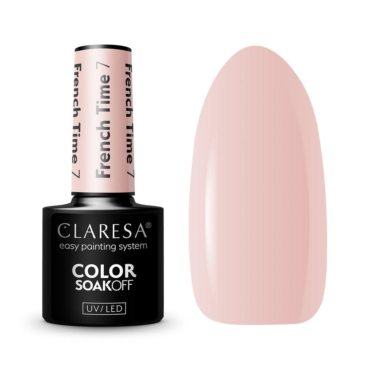 CLARESA French Time Hybride nagellak 7 -5g