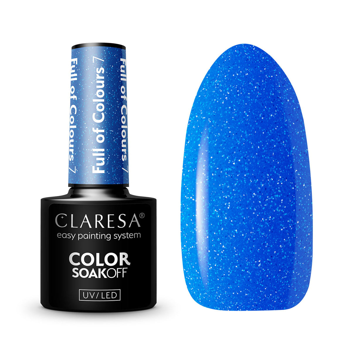 Vernis hybride CLARESA Plein de couleurs 7 -5g