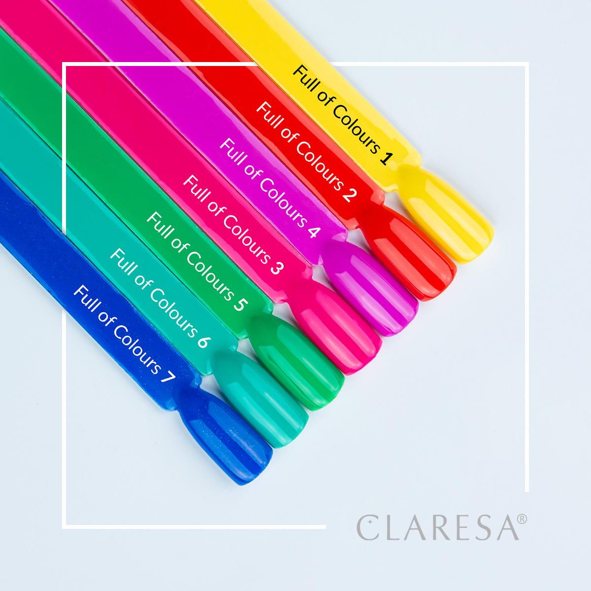 Vernis hybride CLARESA Plein de couleurs 7 -5g