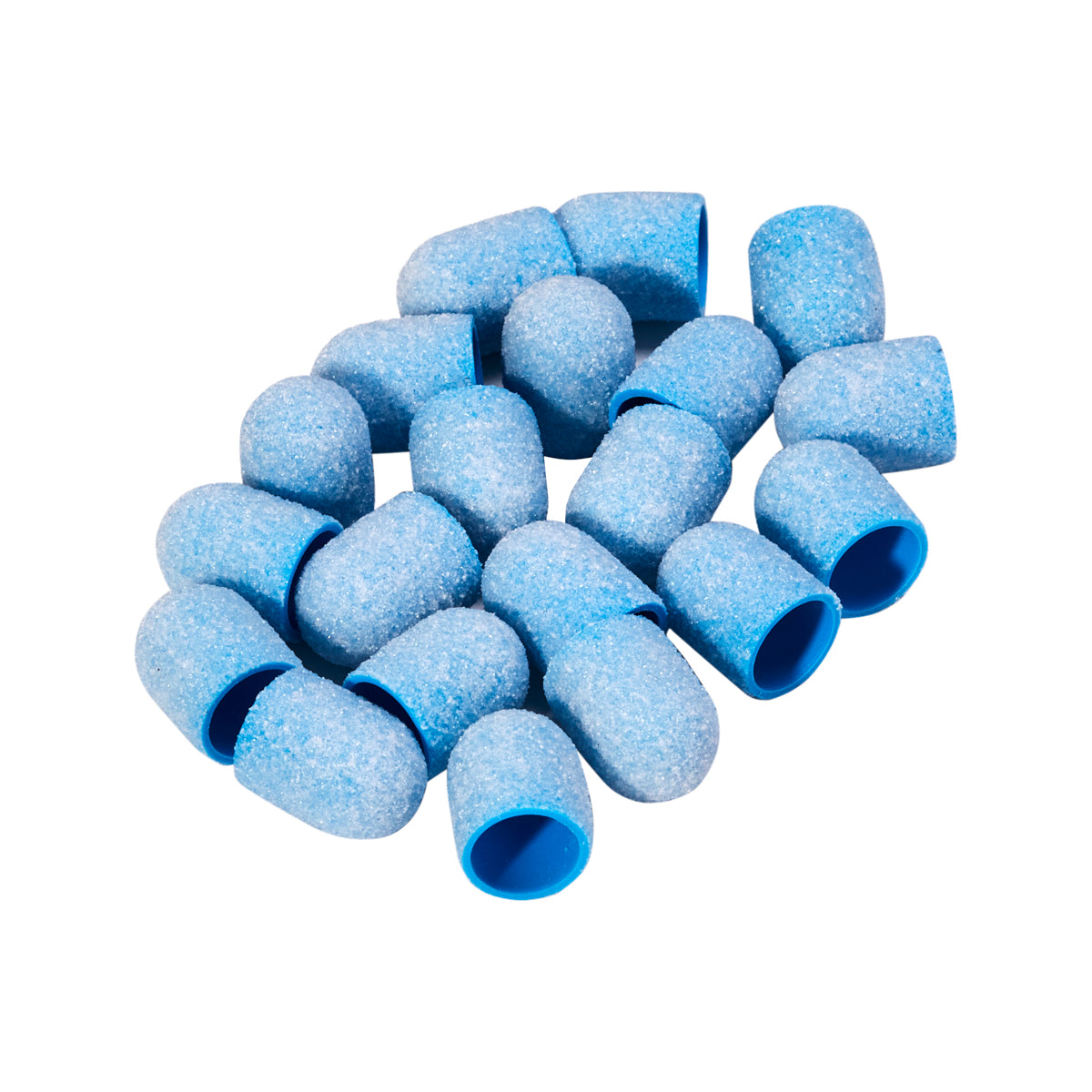 EXO bleu med abrasive cap 10mm /80 20pcs Hard Cap