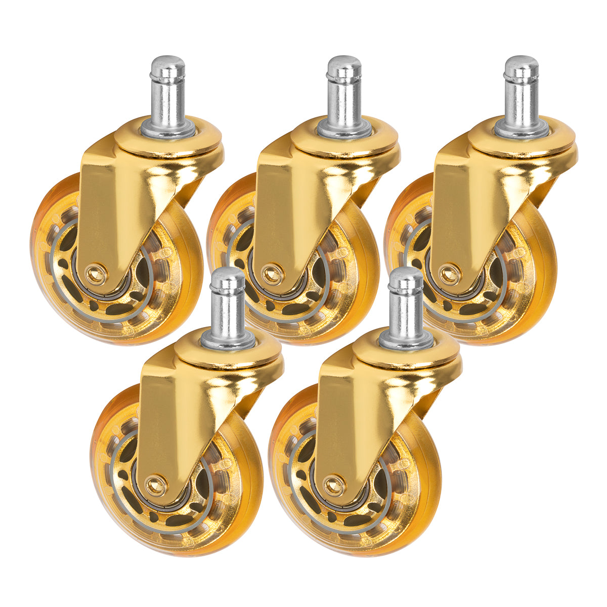 Roll Speed ​​gouden aandruk-krukwiel set van 5 stuks