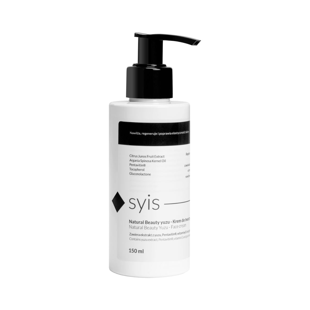 Syis Natural Beauty Yuzu crème visage 150 ml