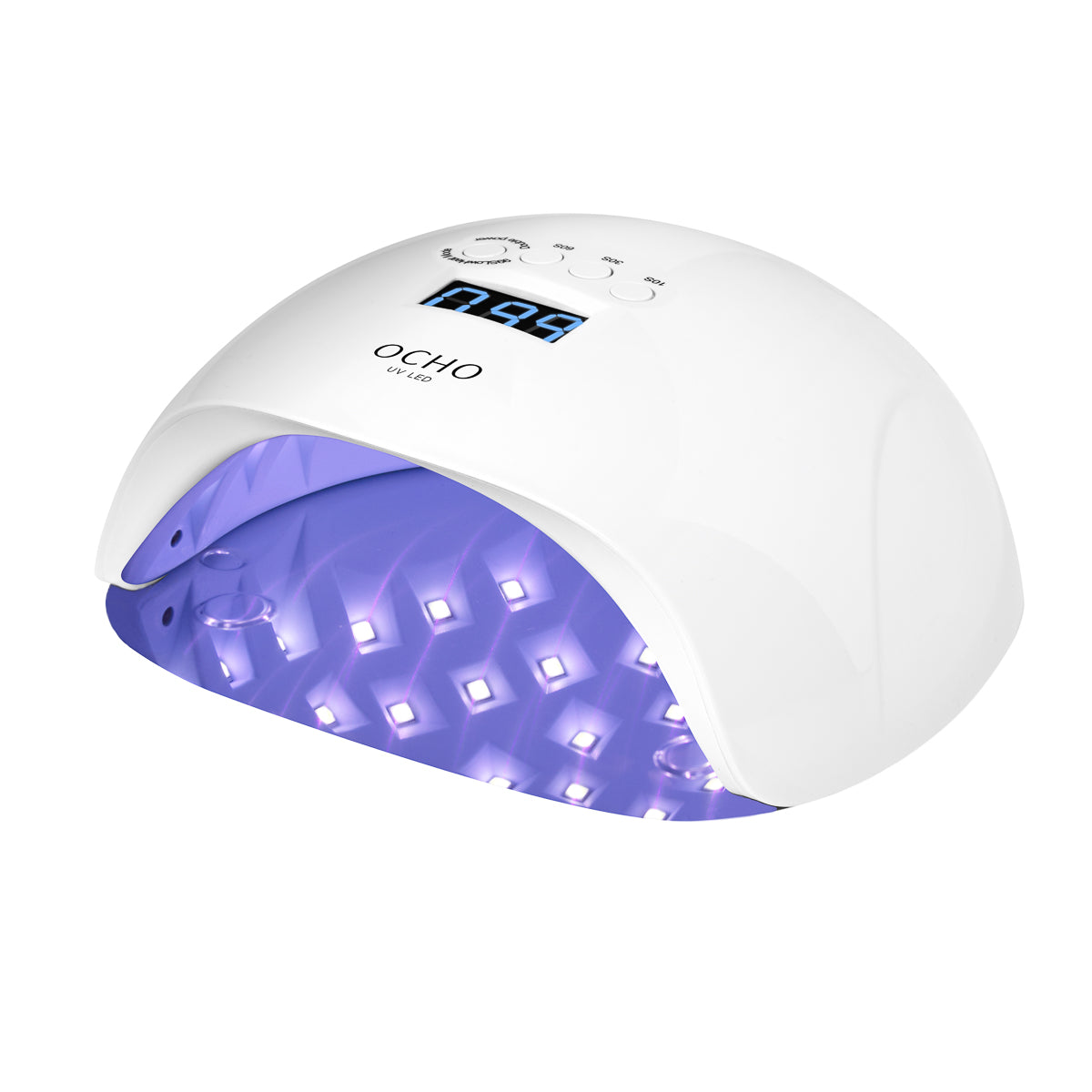 UV LED Lamp OCHO NAILS X13 65W wit met spiegelbodem