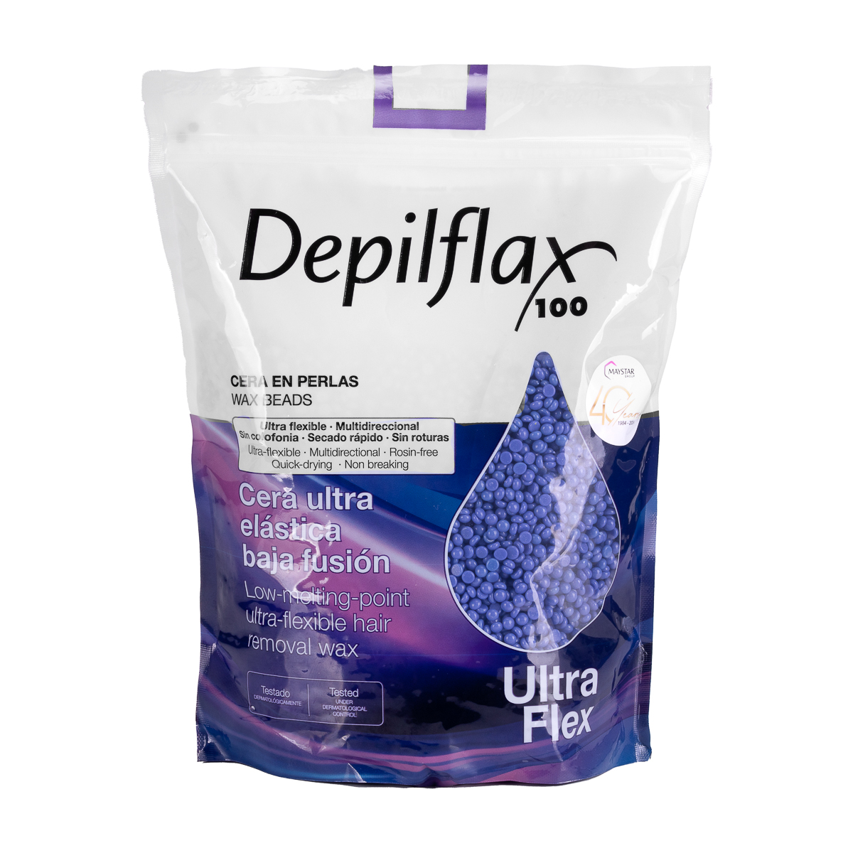 Depilflax 100 Mauve met titaniumdioxide