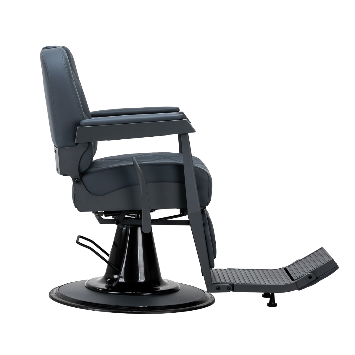 Gabbiano kappersstoel Bruno met grafiet frame Grafiet