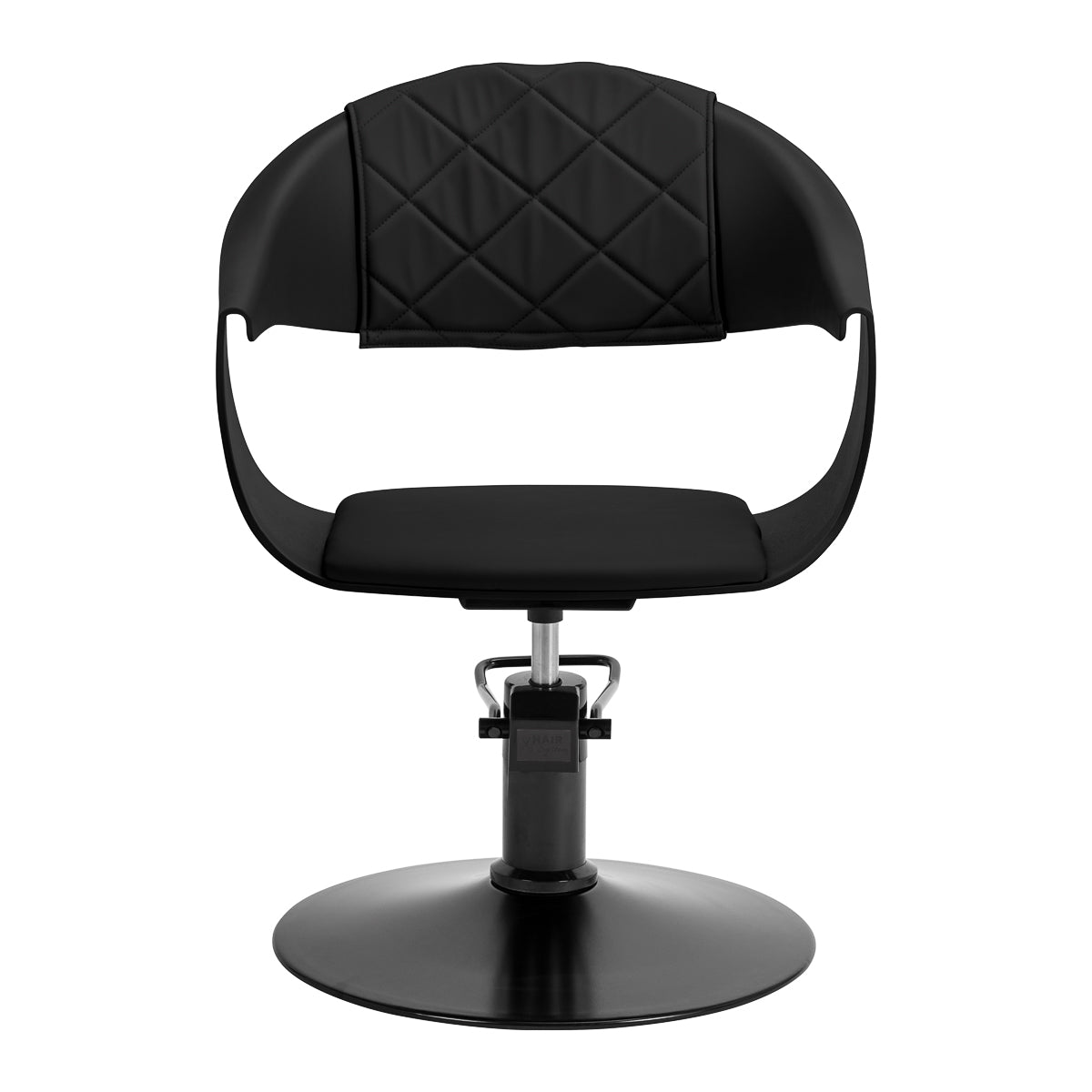 Cheveux System Halo noir fauteuil de coiffure noir