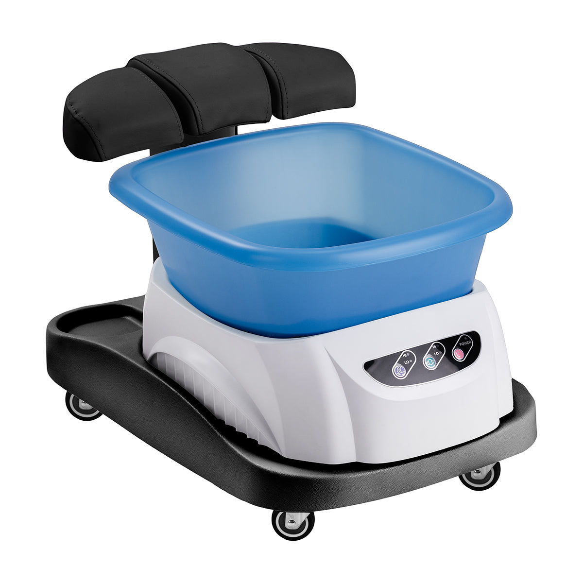 Azzurro shower tray with massager and wit trolley