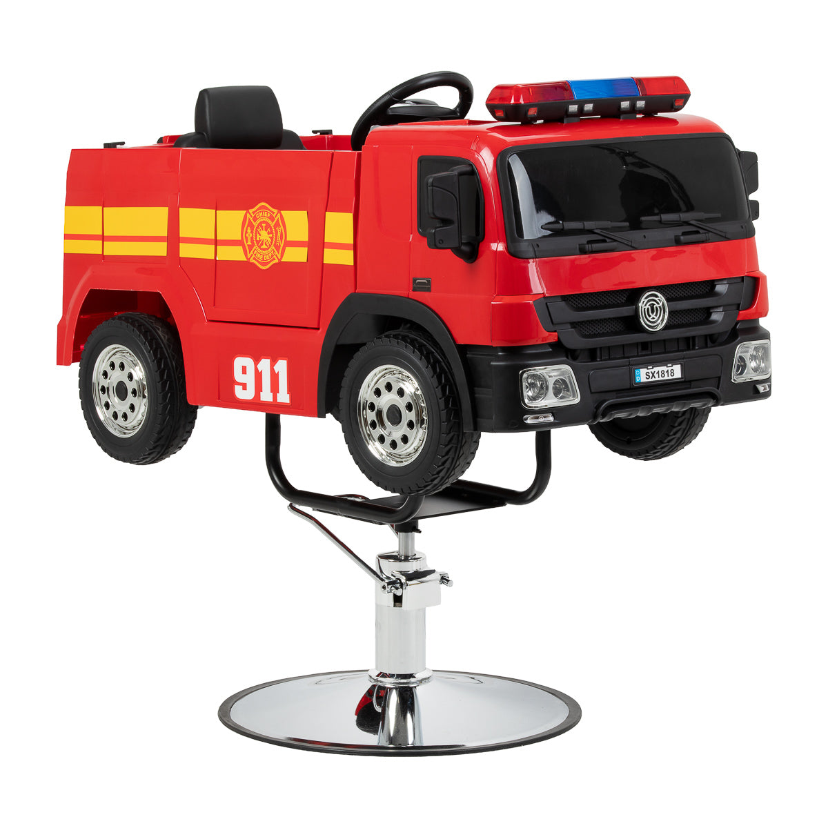 Gabbiano Kinderkapperstoel, Brandweerauto