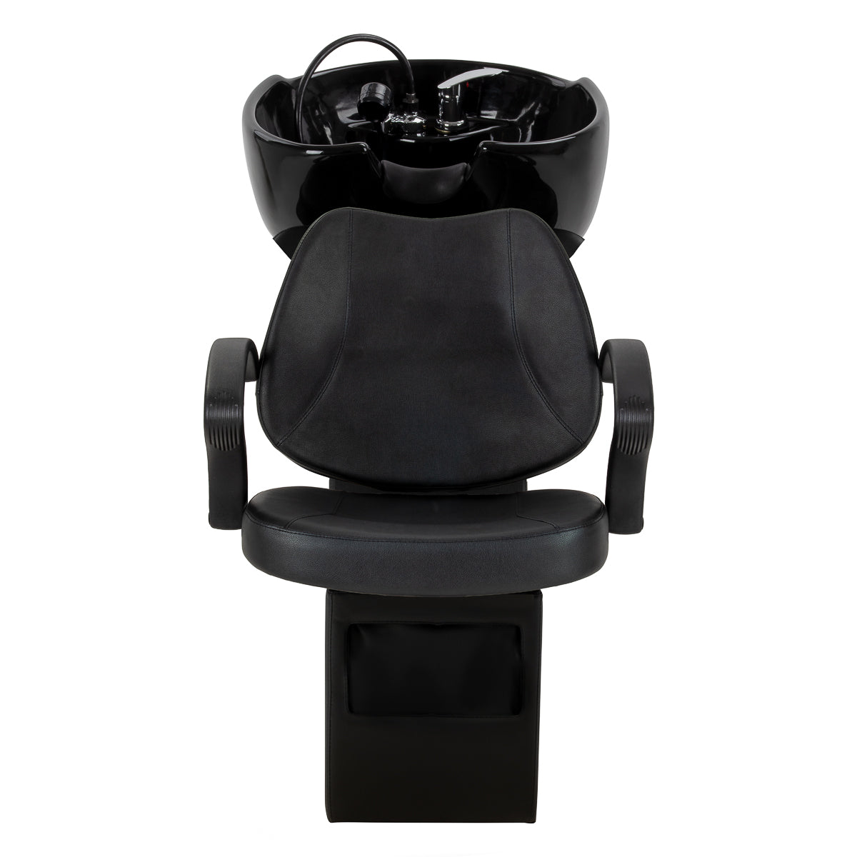 Hair System console de coiffure avec bac de lavage Borneo, noire