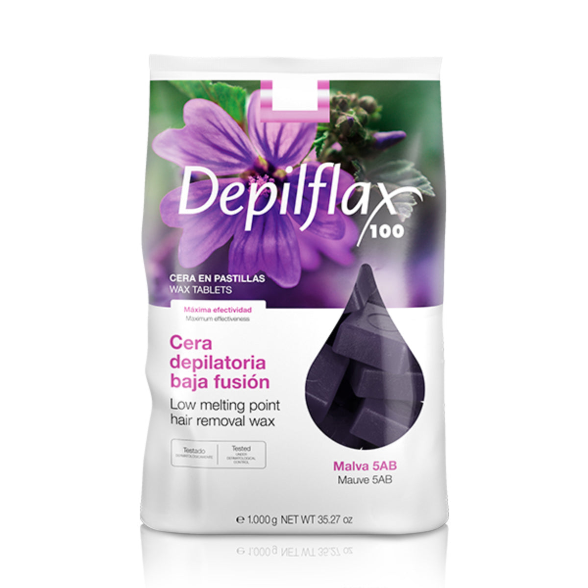 Depilflax 100 flexible low-melting point was for hair removal Malva 5AB 1000 g