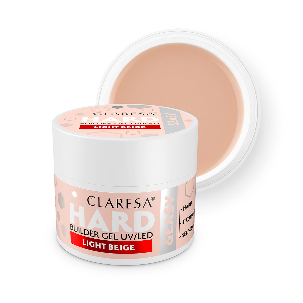 Claresa HARD&EASY BUILDER gel licht beige 12g