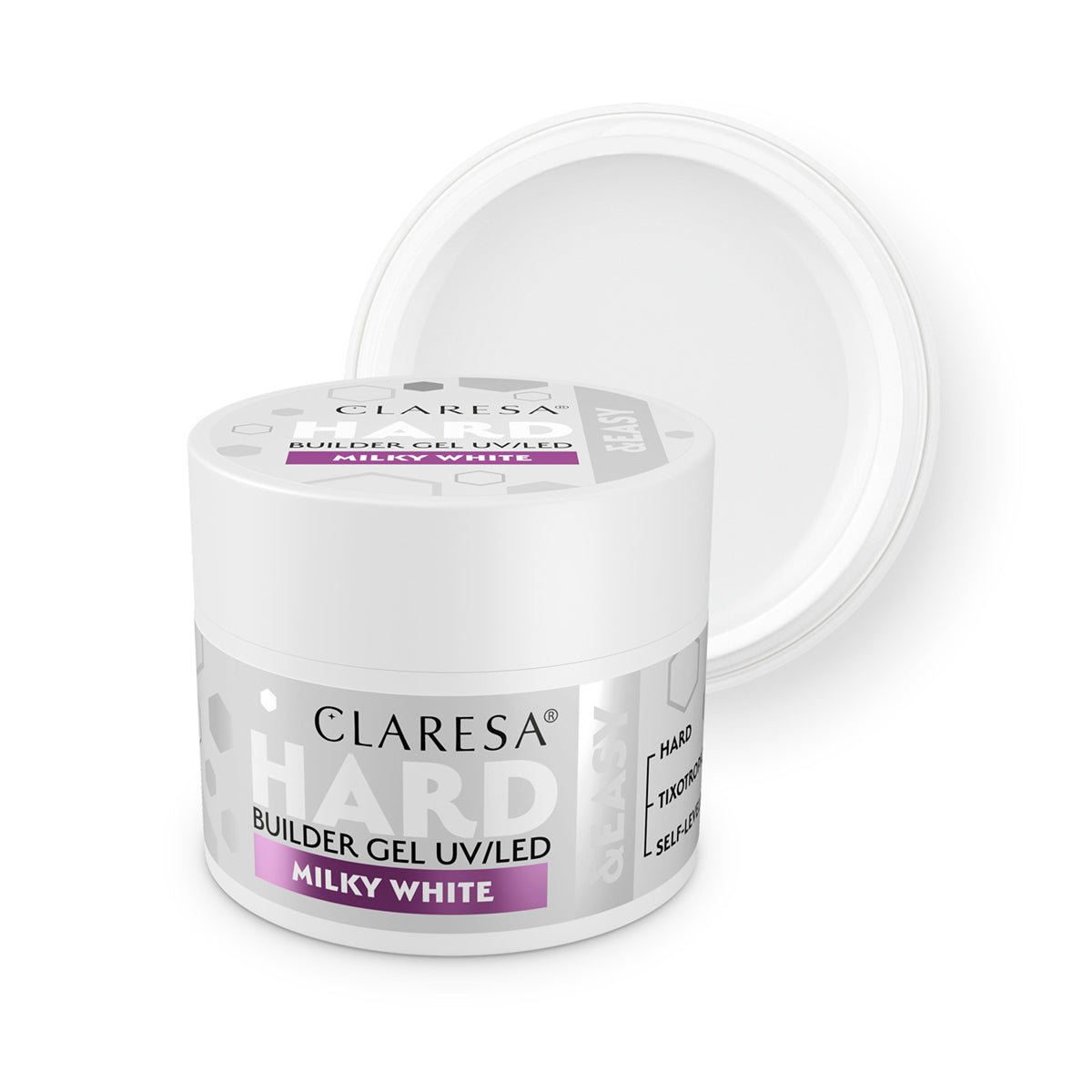Claresa HARD&EASY BUILDER gel MILKY wit 12g