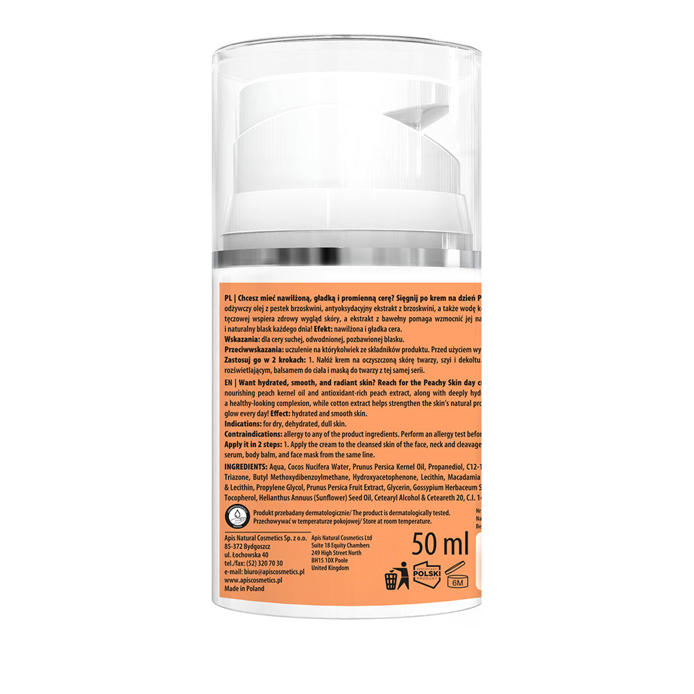 APIS PEACHY peau hydratant Day crème SPF 20 50 ml