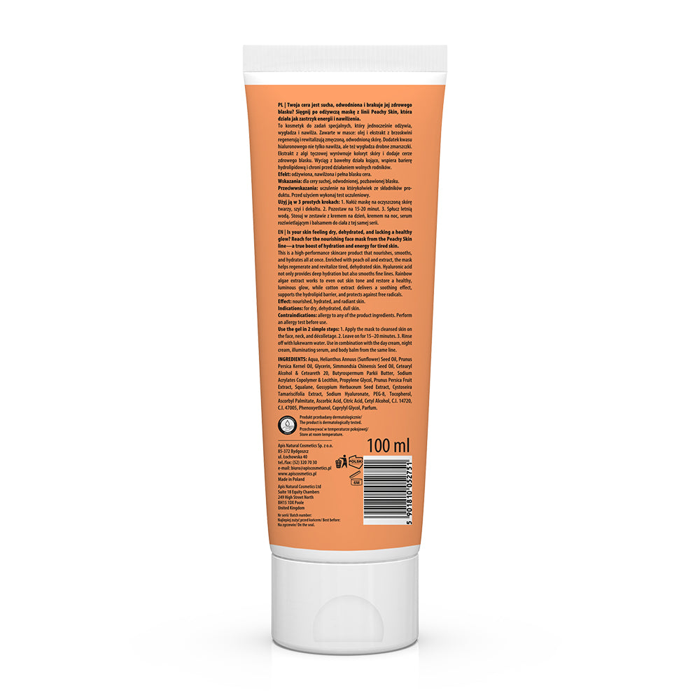 APIS PEACHY peau nourrissant masque visage 100 ml