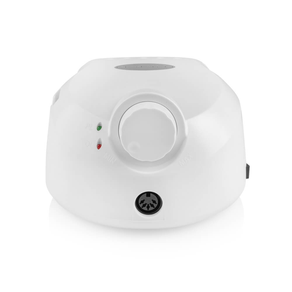 Nagelfreesmachine KRYPTON XPS-400 WHITE/GRAY at 65 W and 40,000 rpm.