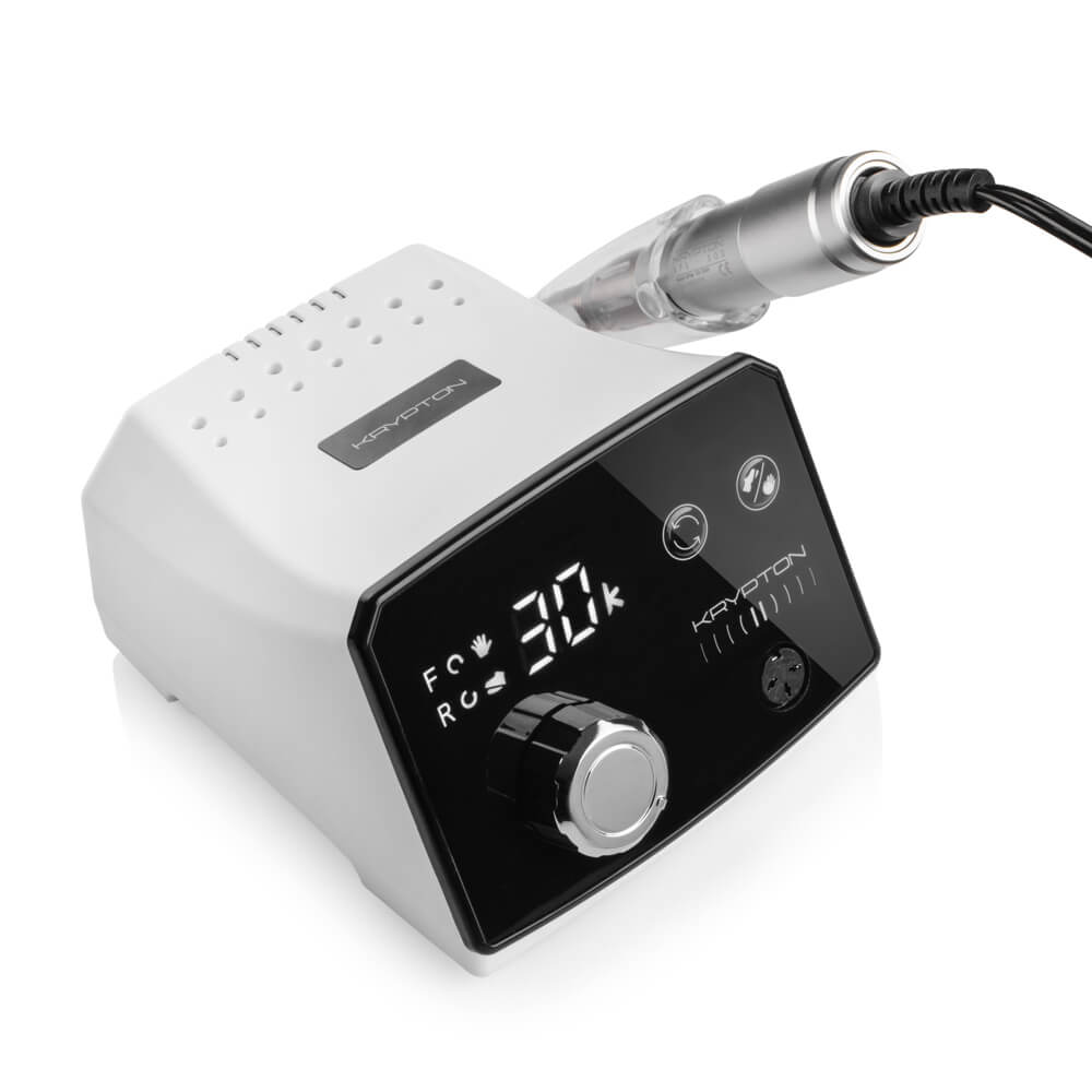 Nagelfreesmachine KRYPTON II XPS-300 at 70 W and 35,000 rpm.