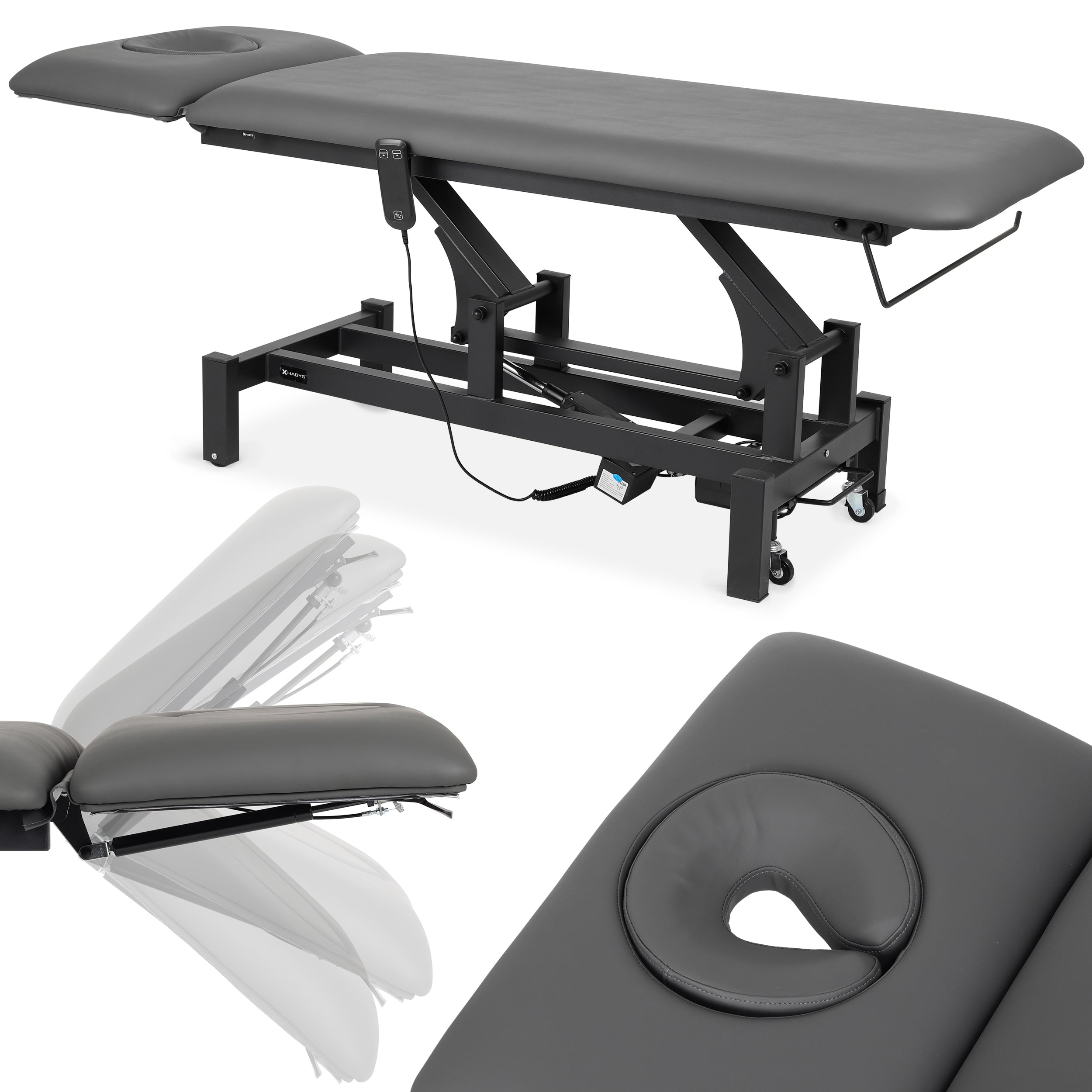 Fortis 2 ERGO treatment table, electric height adjustment, ERGO cushion