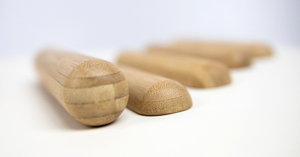 Ensemble de bâtons de massage en bambou