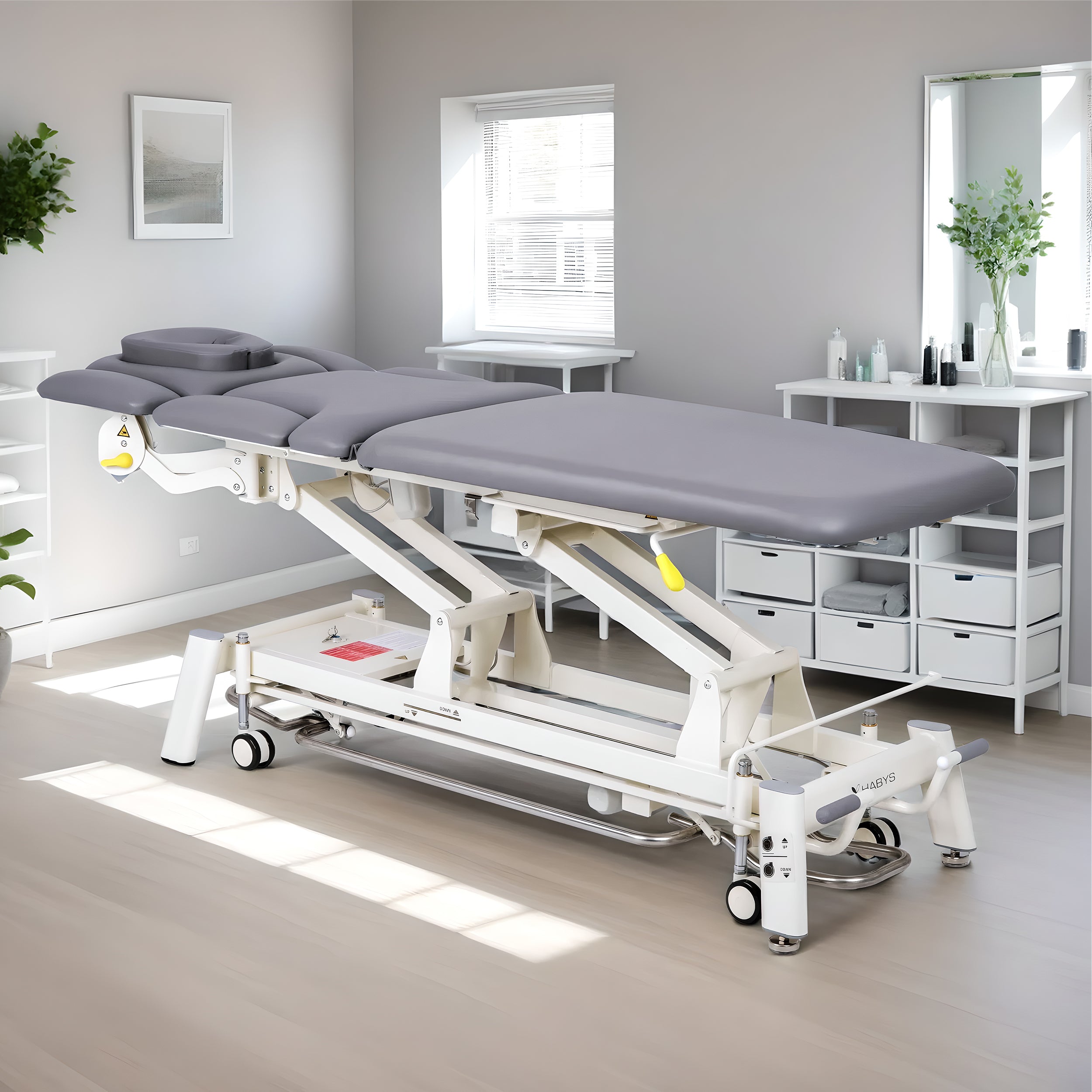 Elektrische massage- en fysiotherapietafel Proxima X7 Touch Core, Grijs